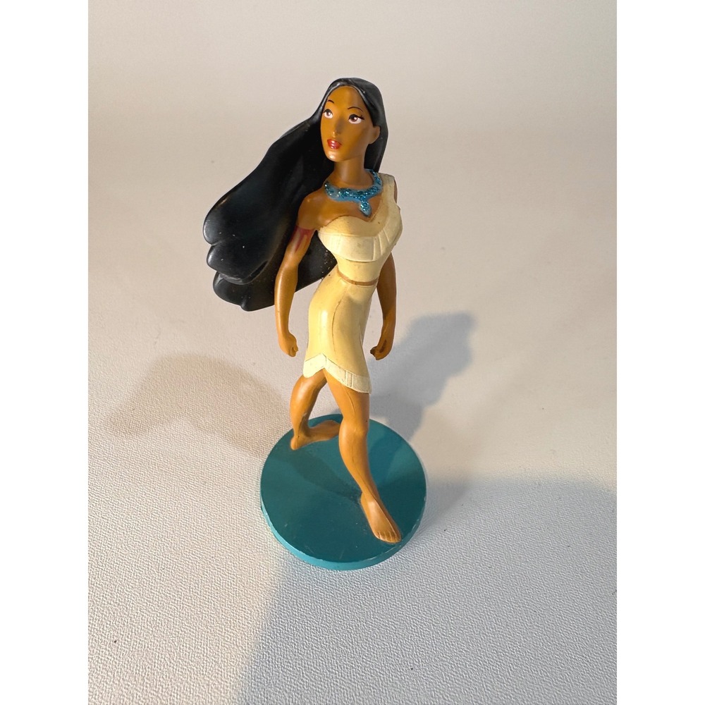 Disney Pocahontas PVC Figure Collectible Figurine 4.25 Inch Teal Base Vietnam